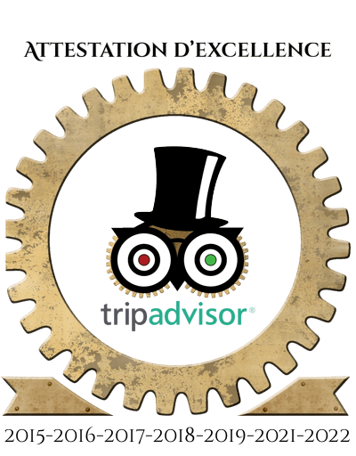 logo trip advisor escape game paris attestation d'excellence trip advisor gamescape paris