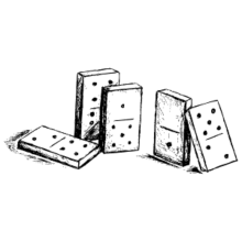 dessin de dominos