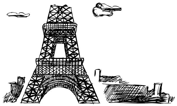 dessin de la tour eiffel